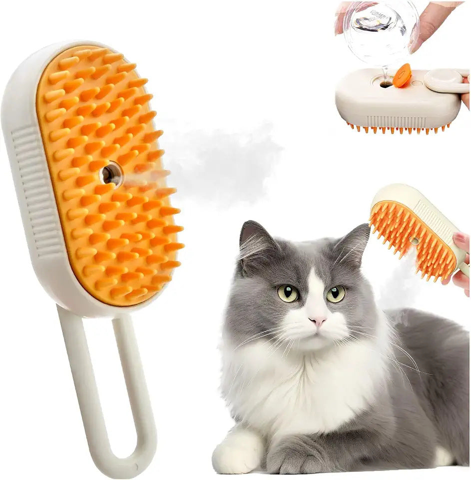 Elimina el pelo y quita el estrés a tu mascota en segundos – LuxePet™ Cepillo a Vapor